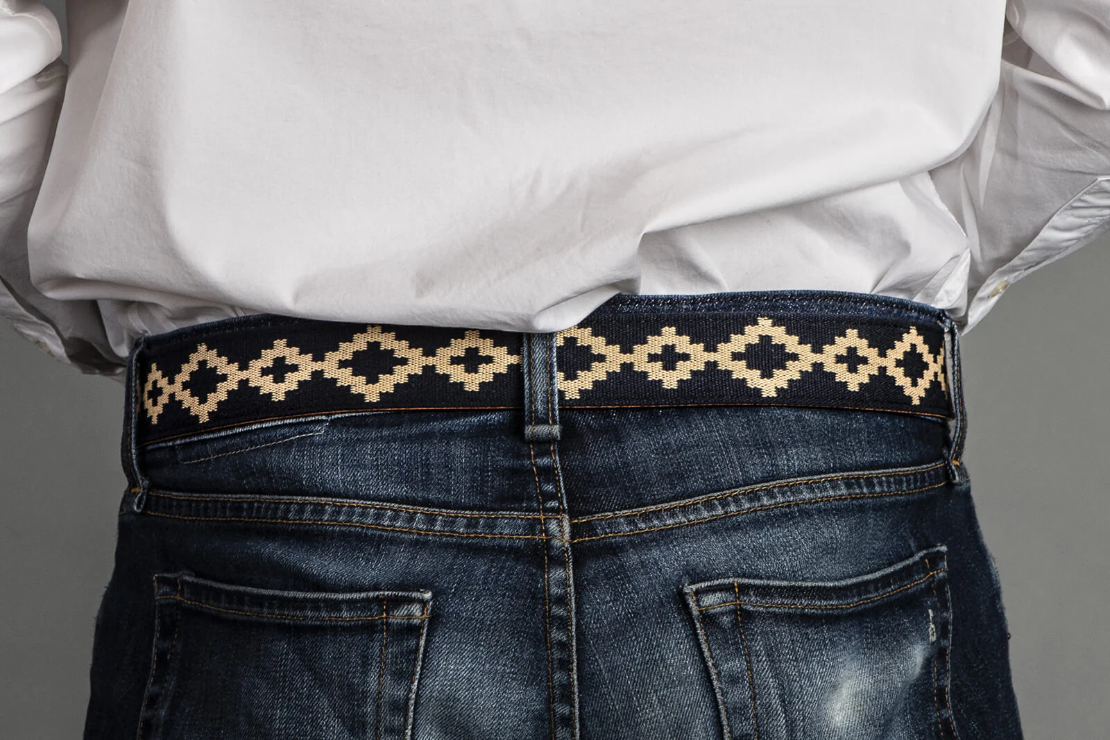 Corbina Alligator Woven Belt - Image 6