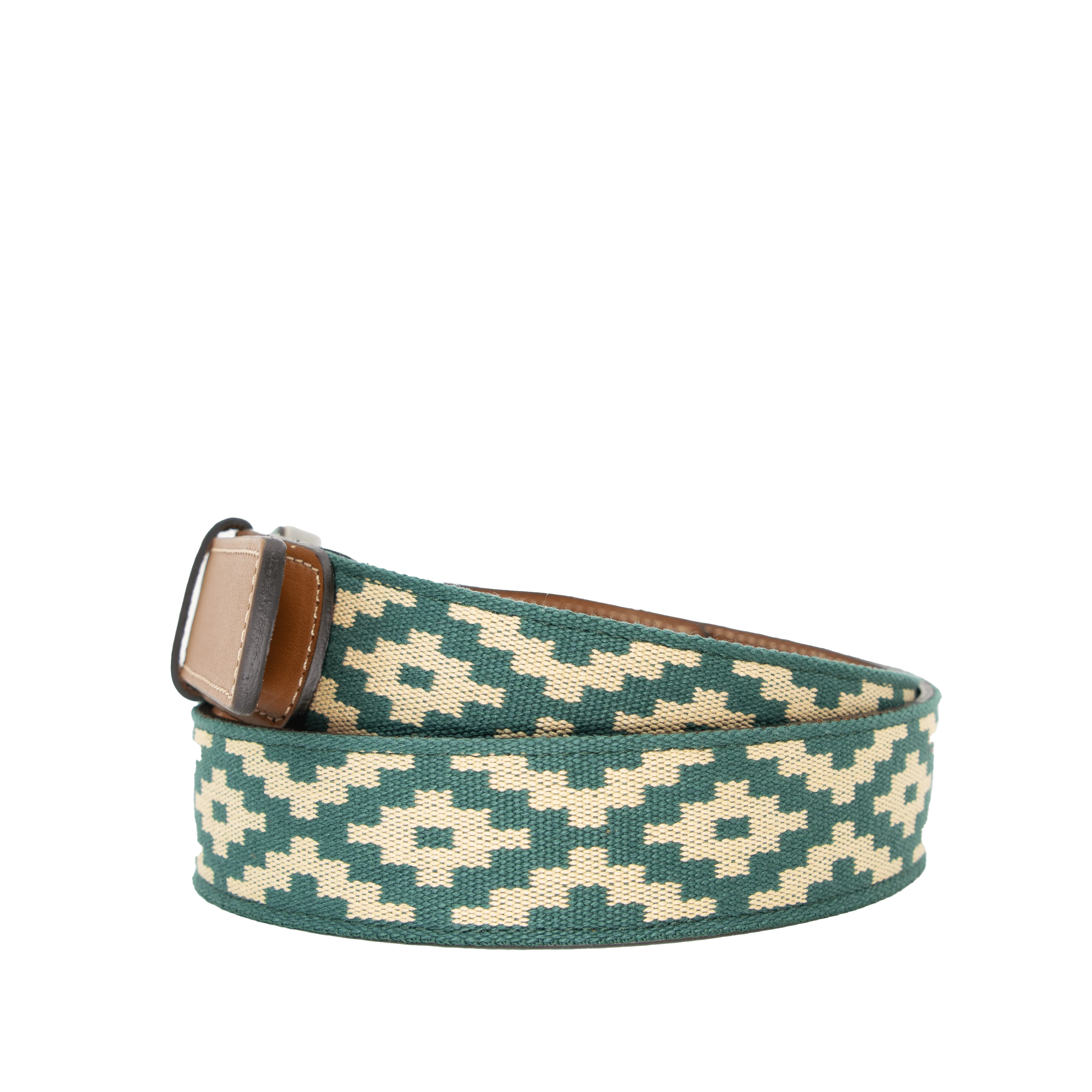 Limited Edition: Alvear Green Women's Woven Belt - Image 4