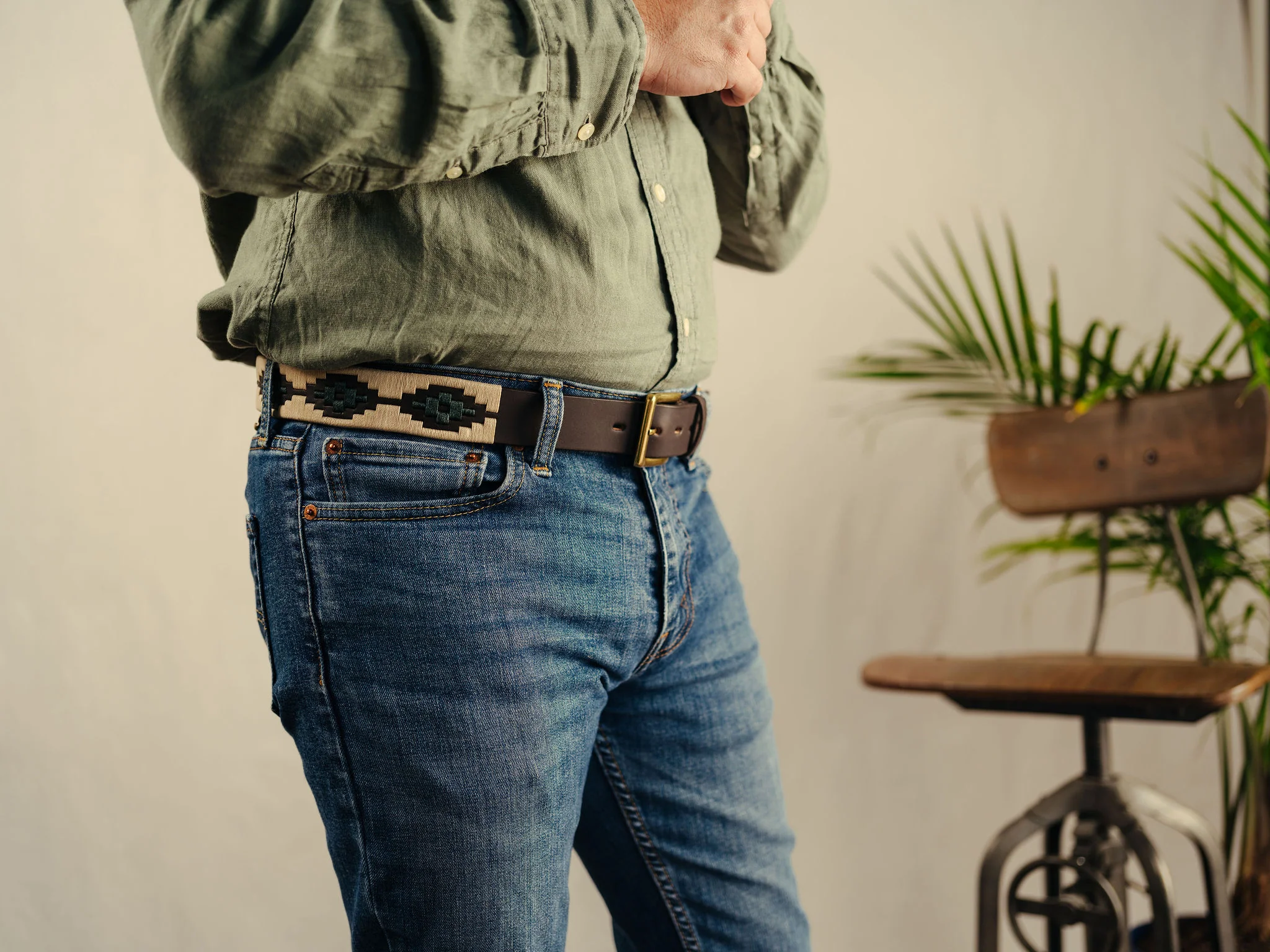 Limited Edition: Chocolate Cazador Polo Belt - Image 5