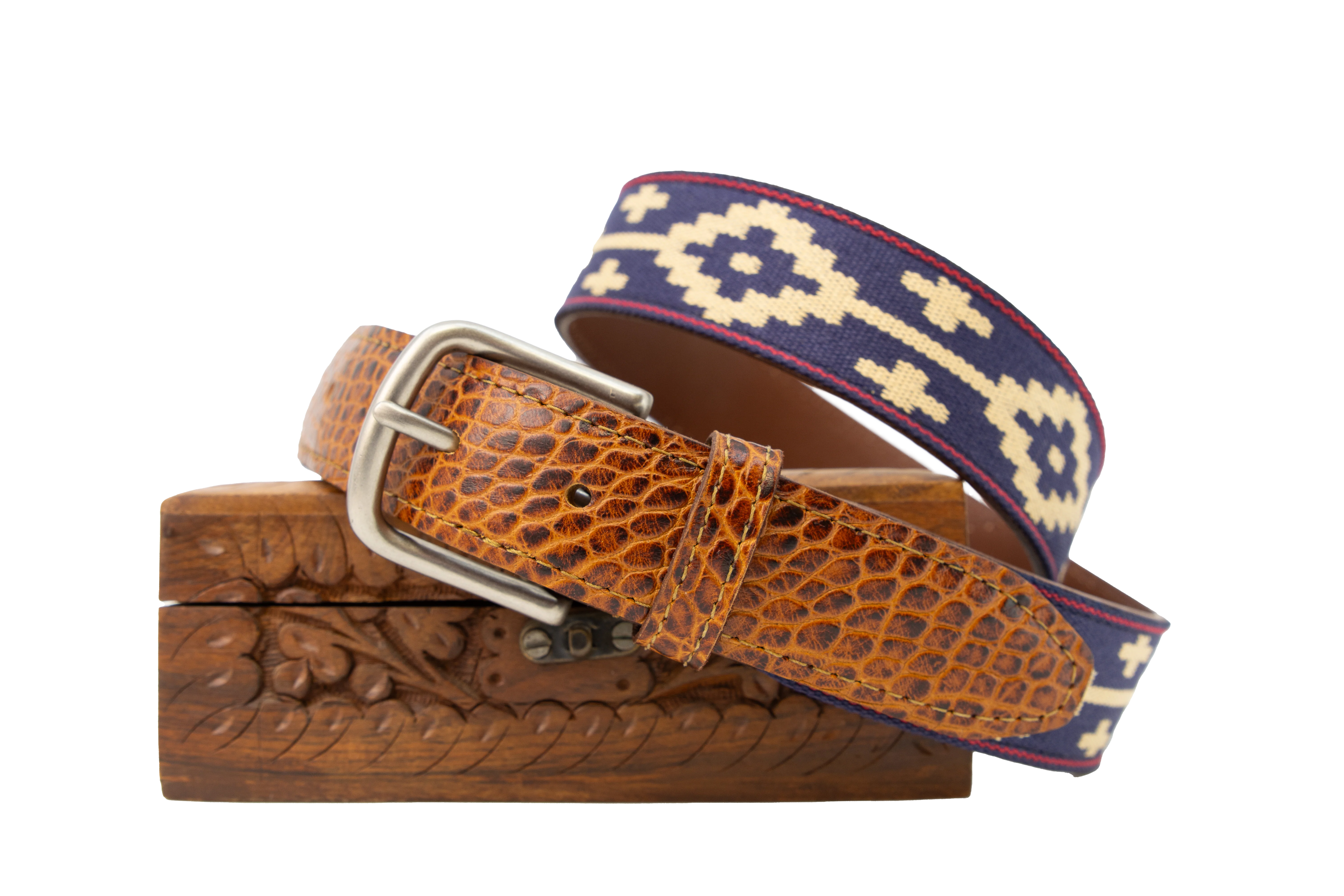 Paloma Woven Belt - Exótico Cognac - Image 4